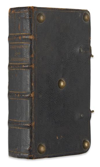 BIBLE IN DANISH.  Vor Herres og Frelseres Jesu Christi Nye Testamente. 1764 + [PONTOPPIDAN, ERIK.]  Sandhed til Gudfrygtighed. 1763